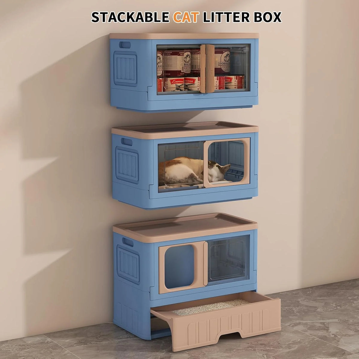 Foldable Cat Villa