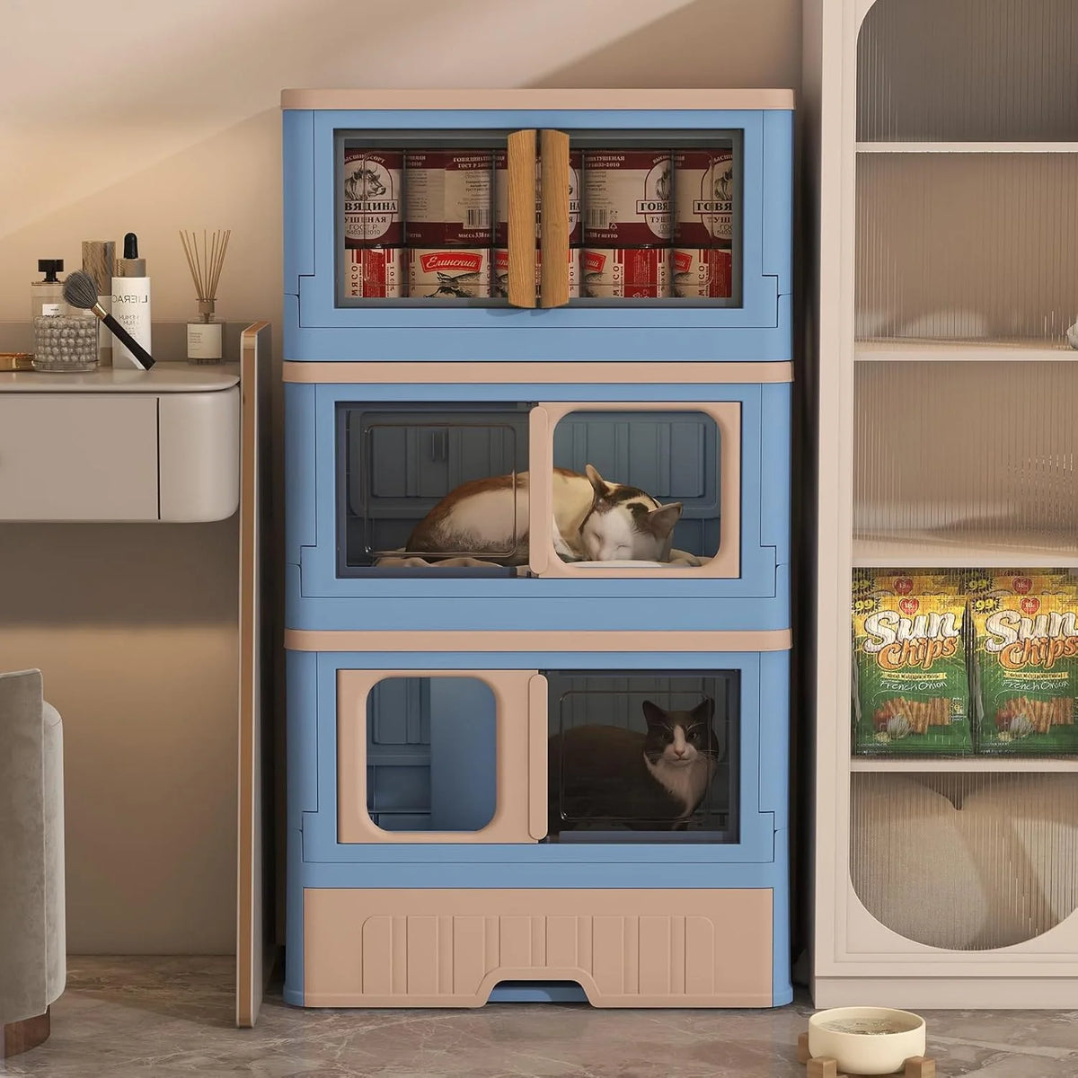 Foldable Cat Villa