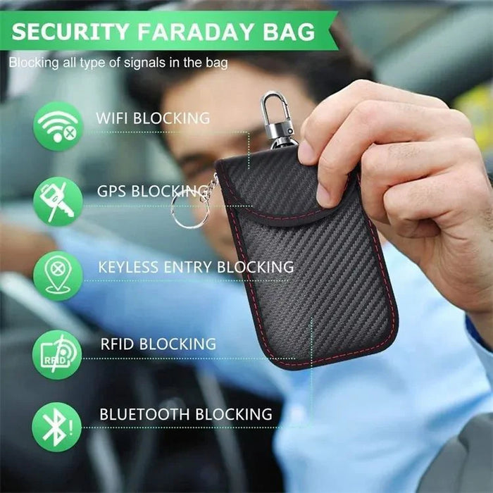 Faraday Key Signal Blocking Pouch for Car Keys | RFID & Signal Protection
